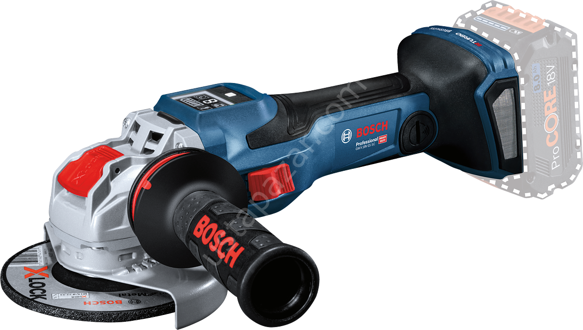 Bosch GWX 18V-15 SC Aküsüz Taşlama Makinesi (Solo-125mm)