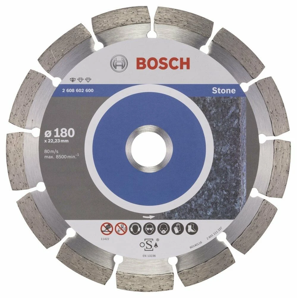 Bosch – Standard Seri Taş İçin Elmas Kesme Diski 180 mm