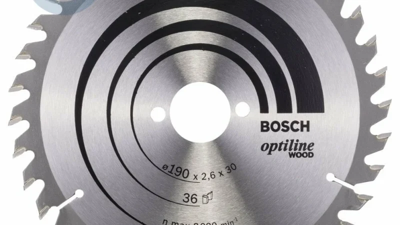 Bosch – Optiline Serisi Ahşap için Daire Testere Bıçağı 190*30 mm 36 Diş