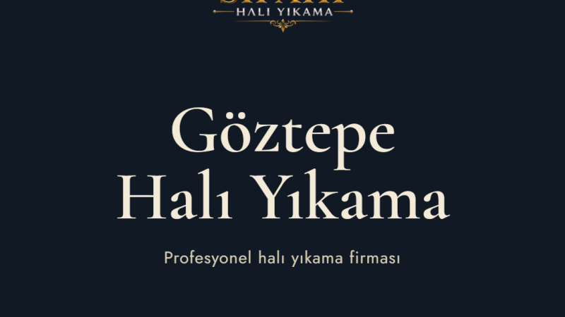 Göztepe Halı Yıkama | Sipahi Halı Yıkama